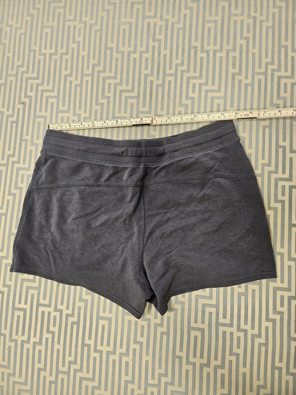 Alo Women's Charcoal Terry Shorts with Drawstring
